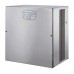 Produttore di Ghiaccio Cubetti Piatti - Sistema Evaporatore Verticale e Condensazione ad Acqua Produzione Kg 200/24h + Contenitore di Raccolta BIN